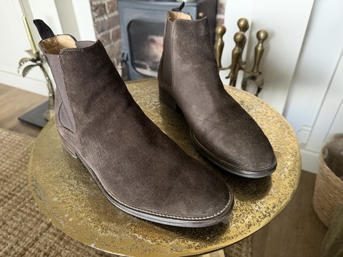 Men size brown suede - brown,