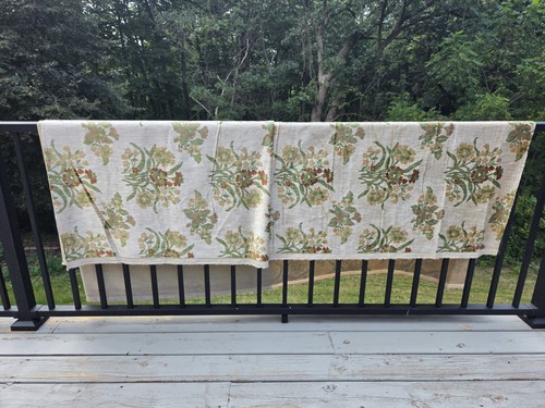 Vintage upholstery fabric yd - fabric,