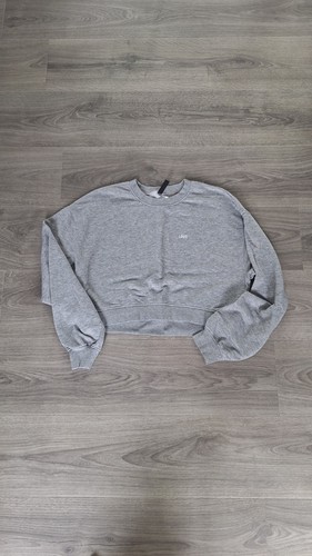 Women grey cropped jumper - h&m,