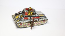 Vintage Japan Tinplate Tank -