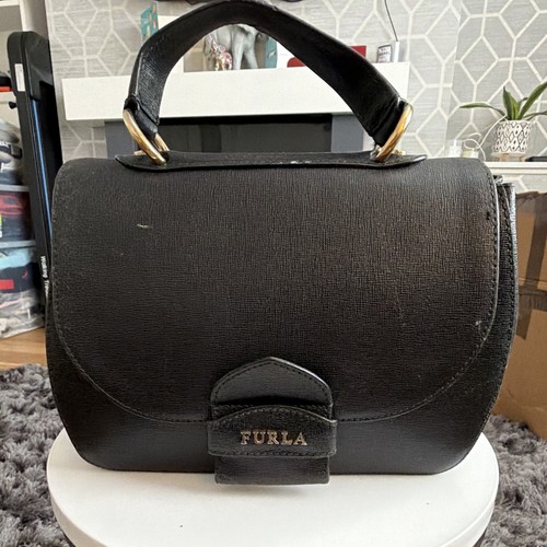 Genuine furla black - furla, saffiano