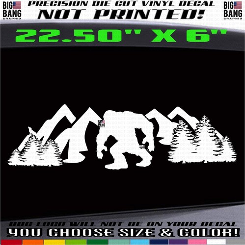 Bigfoot vinyl decal sticker - decal, rv