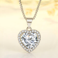 Crystal Love Heart Pendant 925