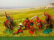 Vintage Crescent Toys Cowboy Figures