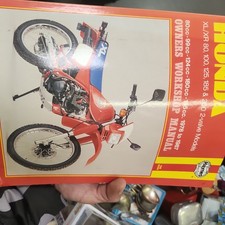 Honda XL XR Haynes Workshop Manual 80cc 100cc 125cc 185cc 195cc  1978 - 87
