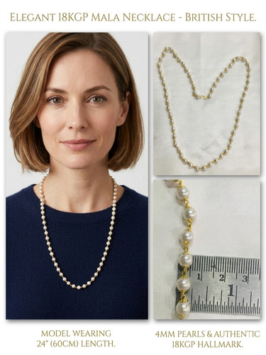 18k gold plate pearl - 18k,