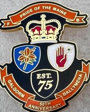 Pride Of The Maine Flute Band Badge Loyalist Ulster.