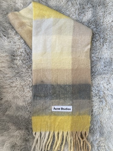 Acne studios plaid check - studios, scarf