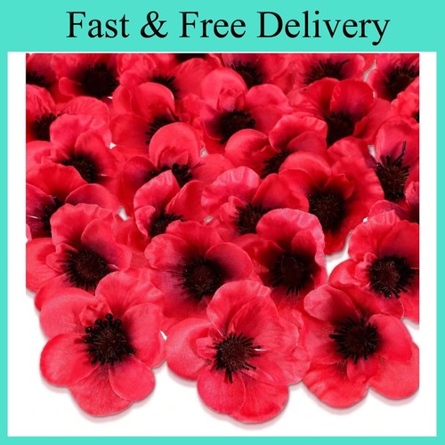 Pcs artificial poppy - 60,