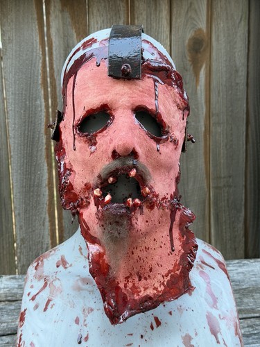 Bloody human skin male - bloody, skinned