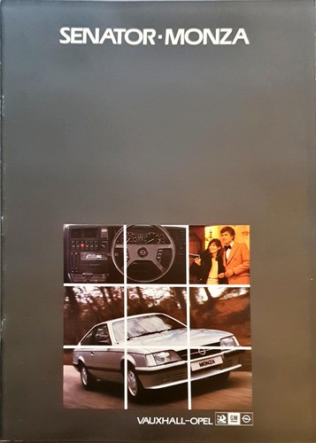 Opel senator monza brochure - opel,