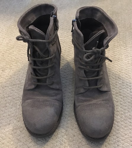 Clarks taupe suede ankle boots - taupe,
