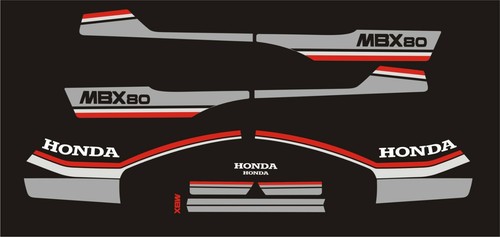 Honda mbx80 decal set - honda,