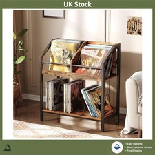 Rustic 2-Tier Vinyl Record