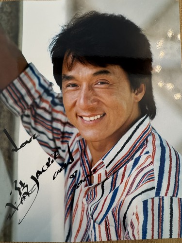 Jackie chan genuine signed - jackie,