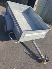 Used Erde 142 metal car trailer  