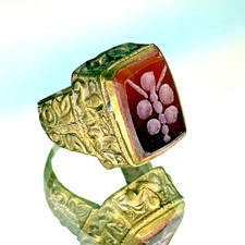 Ancient Roman Ring With A