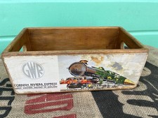 GREAT WESTERN RAILWAY CORNISH RIVIERA EXPRESS STORAGE BOX CRATE RECLAIMED TIMBER