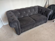 2-Seater Black Sofa Bed
