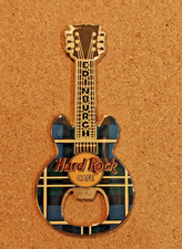 Hard Rock Cafe Edinburgh Guitar Bottle Opener  Magnet.