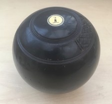 Lignum Vitae Lawn Bowl. Wood