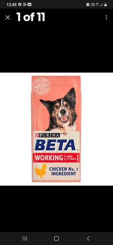 Beta working dog chicken - dog, 14kg