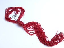 Red Glass Seed Bead Multi