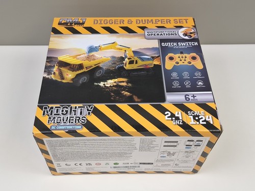 Digger dumper set twin - +, set,