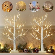 2X LED Birch Tree Light Twig