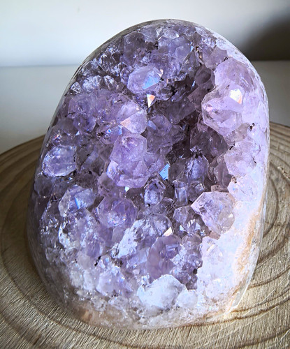 346g polished natural amethyst - polished,