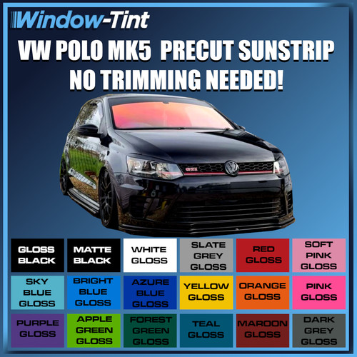 Pre cut sunstrip for polo - sunstrip, vw