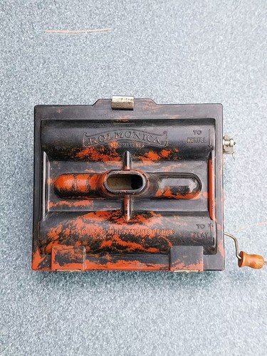 Antique vintage rolmonica - vintage,