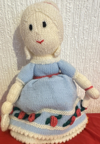 Hand knitted dolls set with - hand-knitted,
