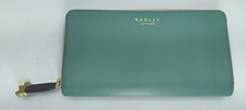 Radley London large green leather matinee purse wallet NEW