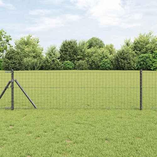 Fence posts 26pcs grey - posts,