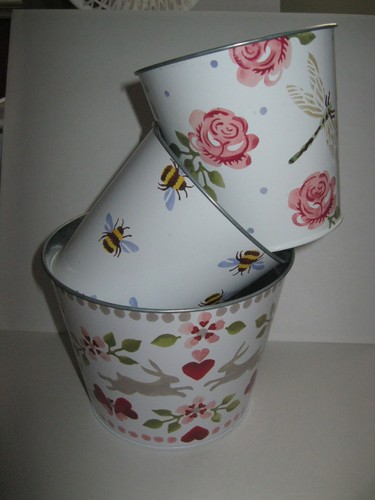 Emma bridgewater tin plant pot - emma,