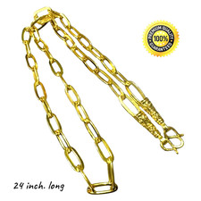 Necklace 24 inch Chain Yellow