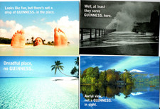 POSTCARD – TWO GUINNESS VINTAGE POSTCARDS (UNPOSTED)