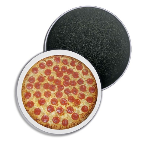 Pepperoni pizza fridge magnet - pepperoni,