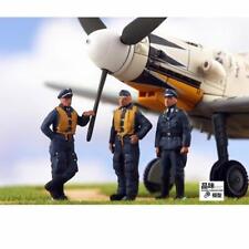 1/72 Homemade German Army Pilots 3pcs Soldier Painted Colored Finished Model