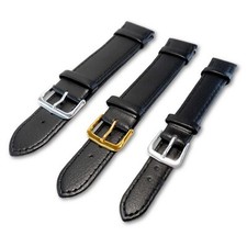 WATCH STRAP BLACK LEATHER Calf
