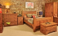 RUSTIC PLANK BEDROOM FURNITURE