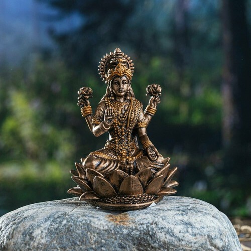 Hindu god lakshmi miniature - hindu,