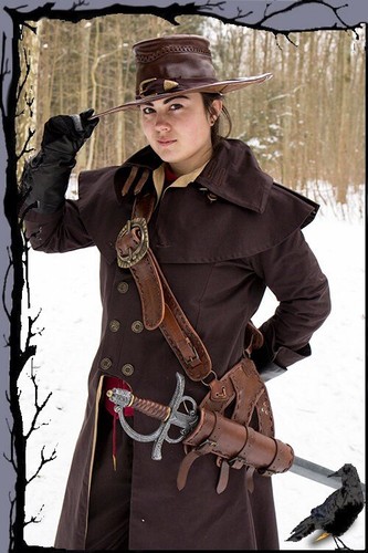 Larp gun holder leather - holder,
