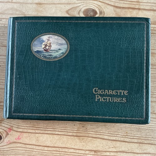 Antique cigarette card album - antique,
