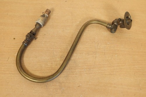 Antique original gas lamp swan - gas,