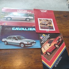 Vauxhall Cavalier BROCHURE COLLECTION LATE 70S EARLY 80S X4 ESTATE CONVERTIBLE