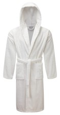 Bath Robe Hooded Towelling