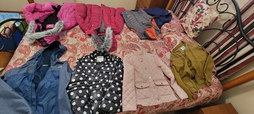 Girls size jackets and - 12-14,