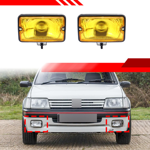 Front spotlight drl - front,